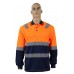 6021# Long sleeve polo with tape